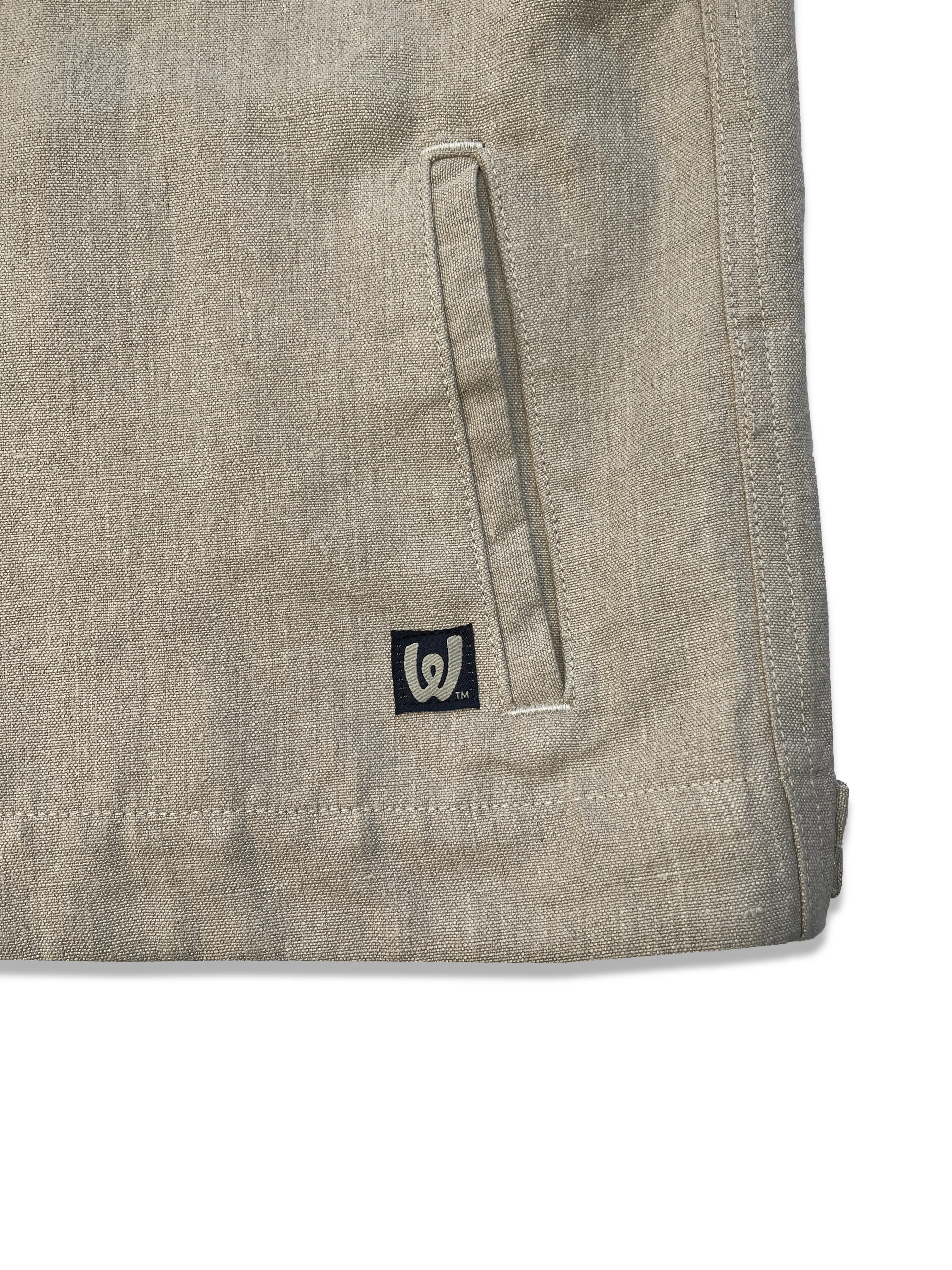 White Bark Edition Hemp After-Work Jacket - Dark Natural