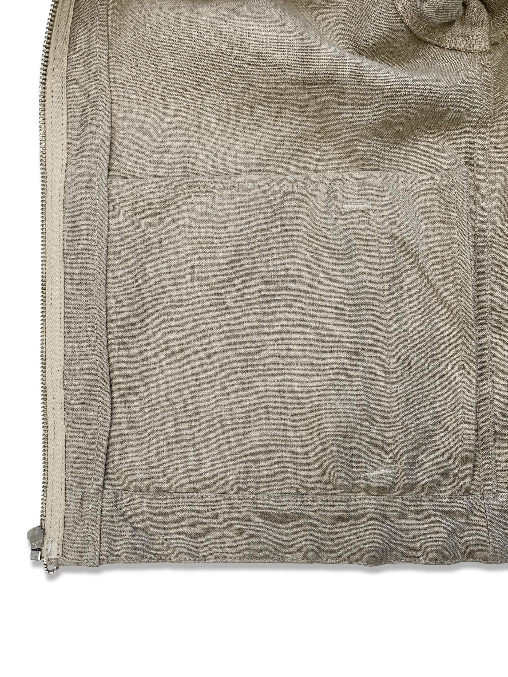 White Bark Edition Hemp After-Work Jacket - Dark Natural
