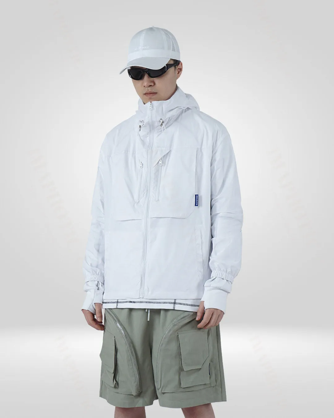 White Sun Protective Jacket - Lightweight UV Protection Gear for All