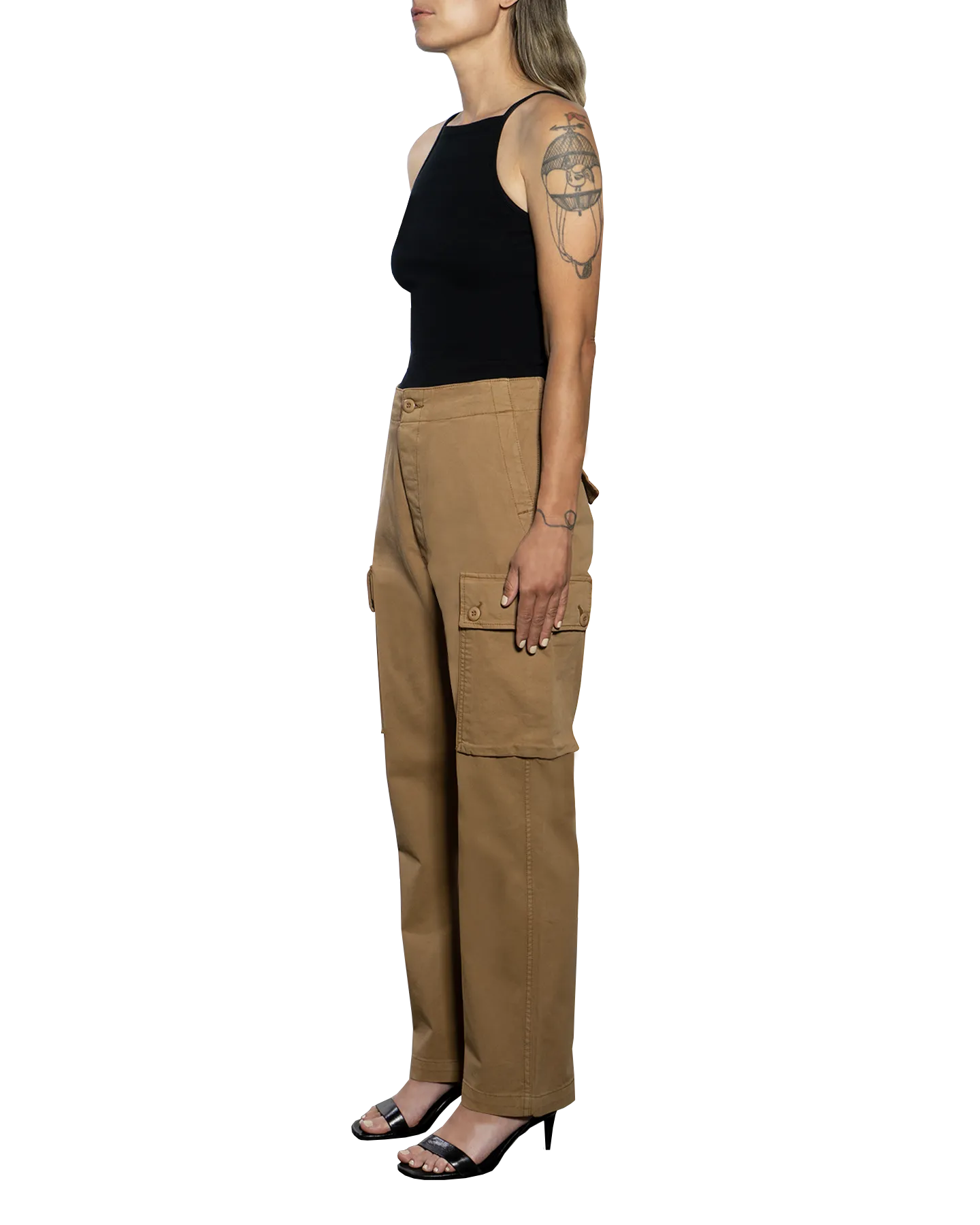 Women's Cargo Pant in Ermine